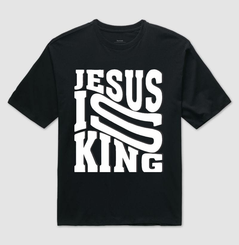 Oversized Jesus is King