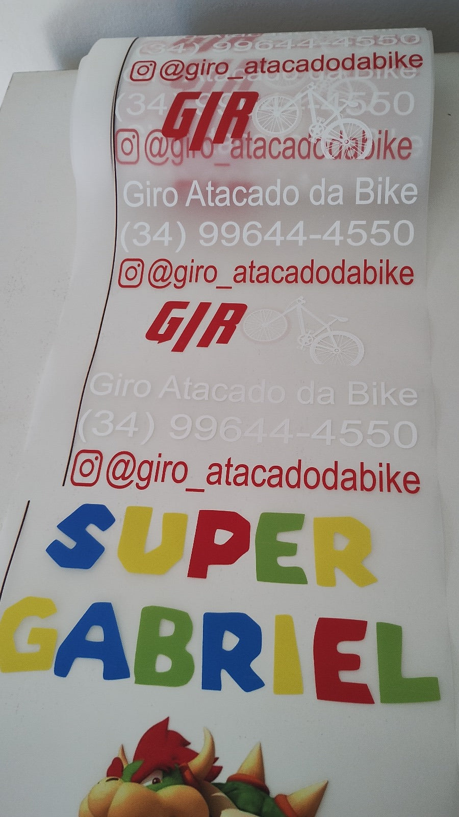 1 metro Impressão DTF Têxtil