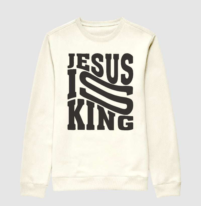 Moletom Suéter Jesus is King