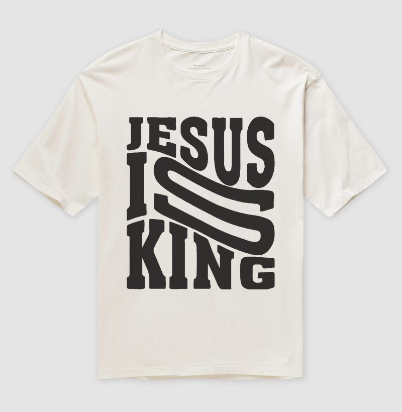 Oversized Jesus is King