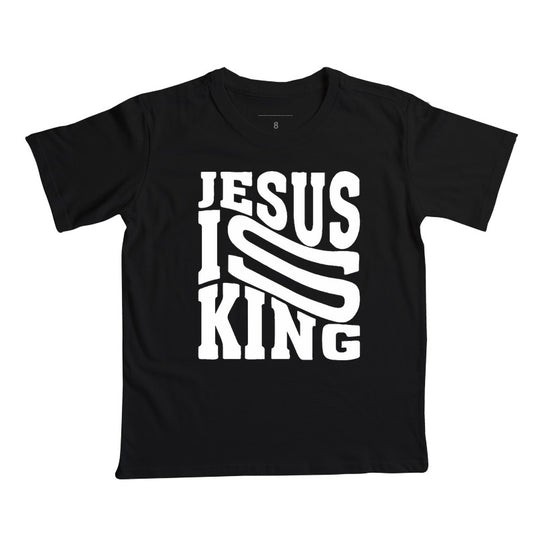 Camiseta infantil Jesus is King
