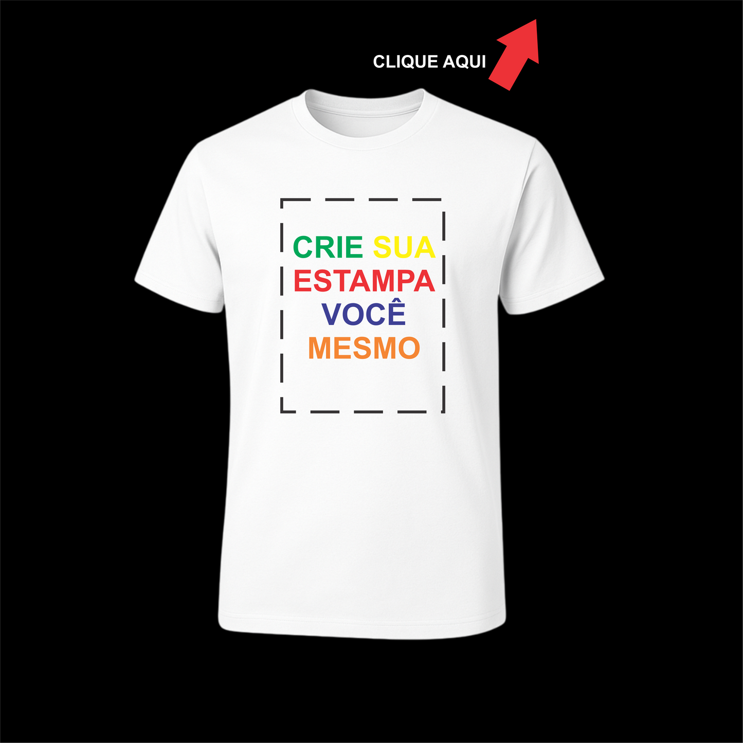 Camiseta Personalizada 100% Algodão